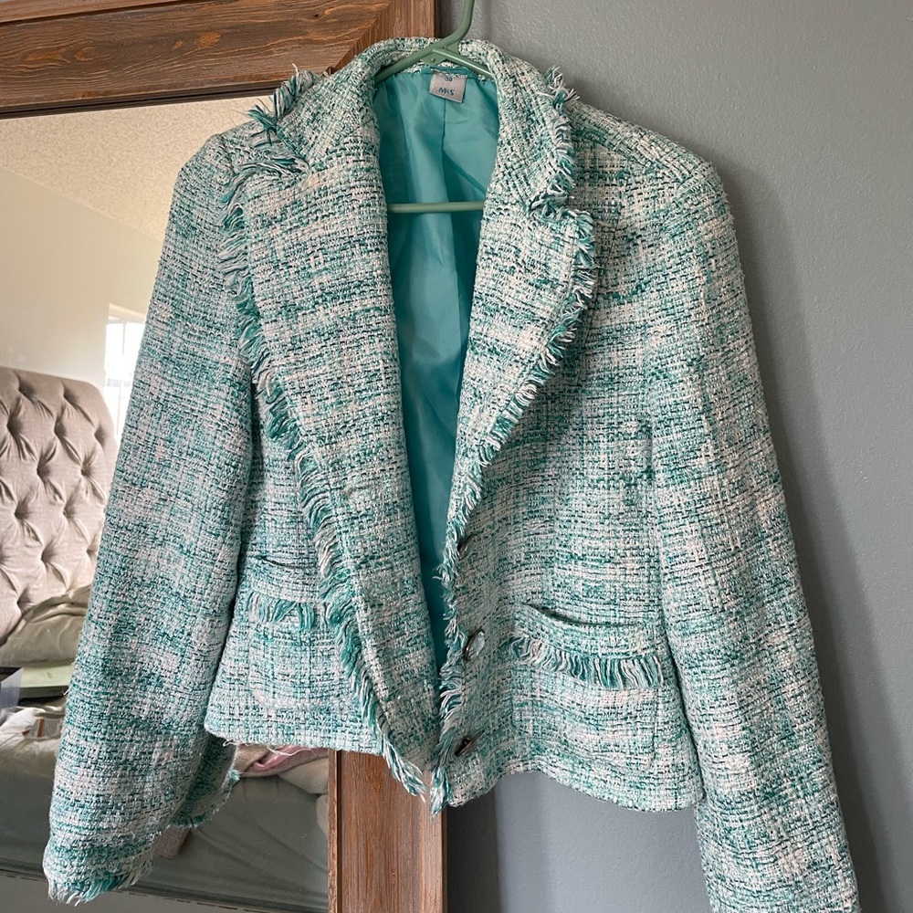 French tweed jacket Small